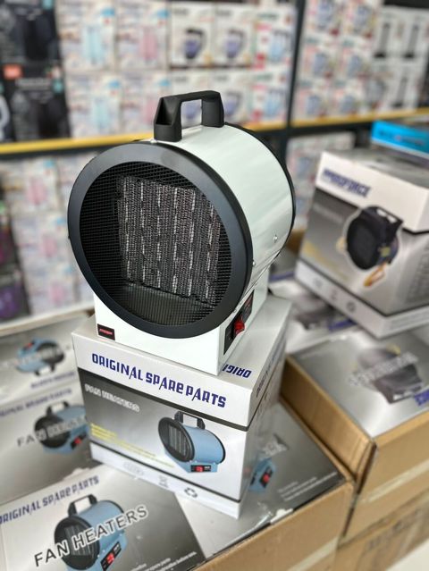 Elektrikli Fan İsitici – silindrik korpuslu, daşıma üçün yuxarıda — Bakı