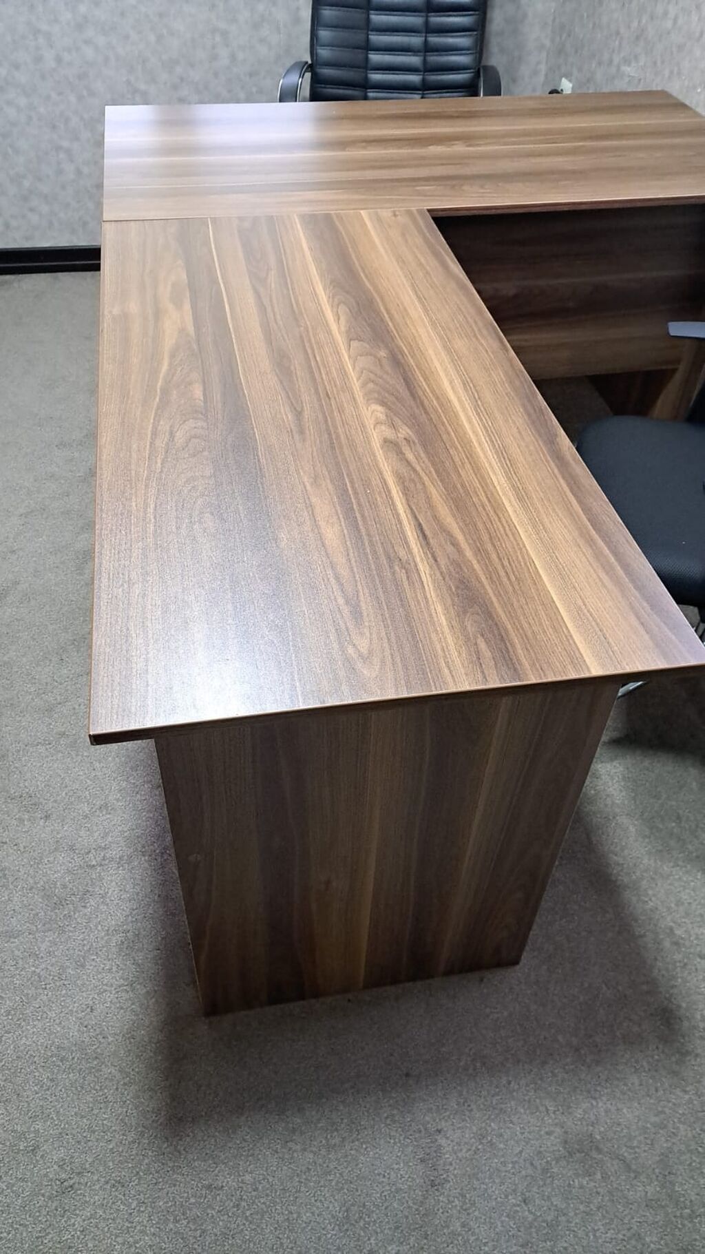 Ofis üçün L formalı menecer masasının dəsti - Material: laminat/MDF — Ofis mebeli, Bakı (2)