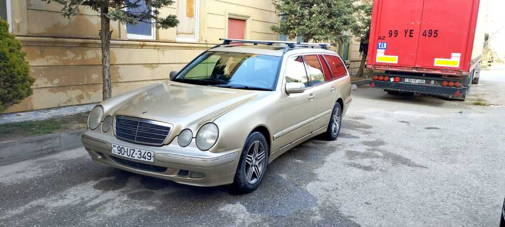 Mercedes E 240, 2.4 L, 2000 il, 383 000 km 99-YE-495 — Avtomobillər, Bakı