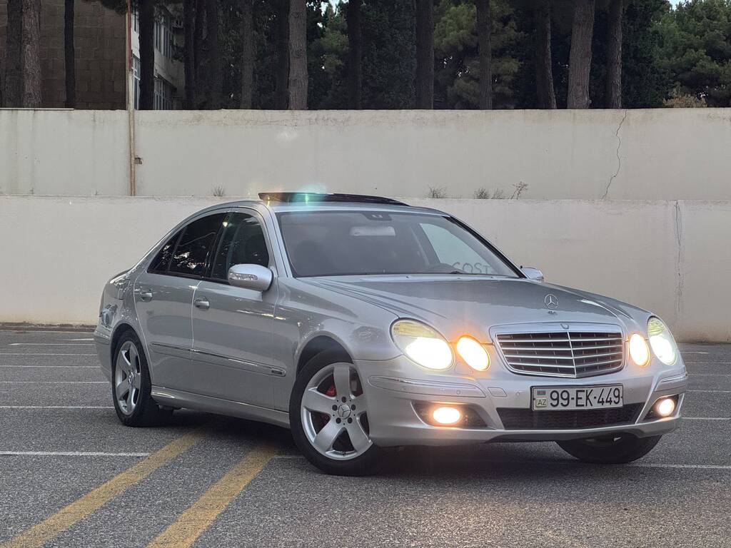 Mercedes E 320, 3.2 L, 2002 il, 299 000 km 99-EK-449 — Avtomobillər, Sumqayıt (9)