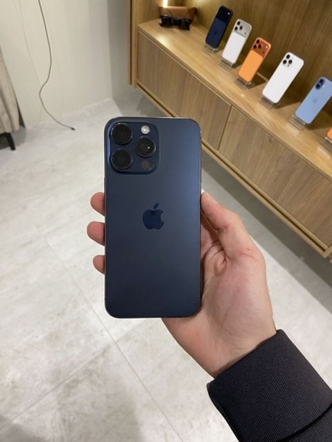 IPhone 15 Pro Max, 256 GB, Blue Titanium, Face ID — Bakı