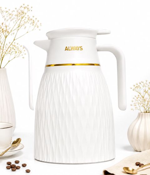 Termos Always, 1000 ml, paslanmayan polad, ağ — Bakı