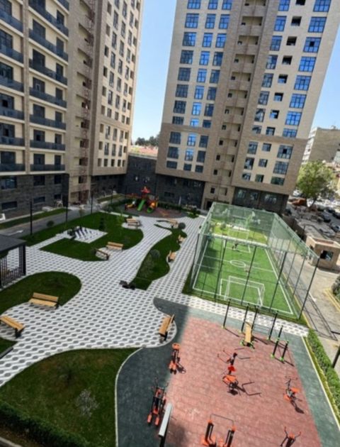 3-otaqlı yeni tikili, Gənclik m., 126 m² — Bakı