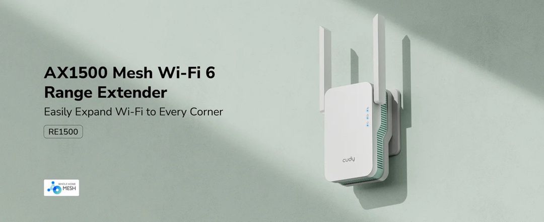 Cudy RE1500 AX1500 wı-fı 6 mesh repeater — Şəbəkə və server avadanlığı, Bakı (2)