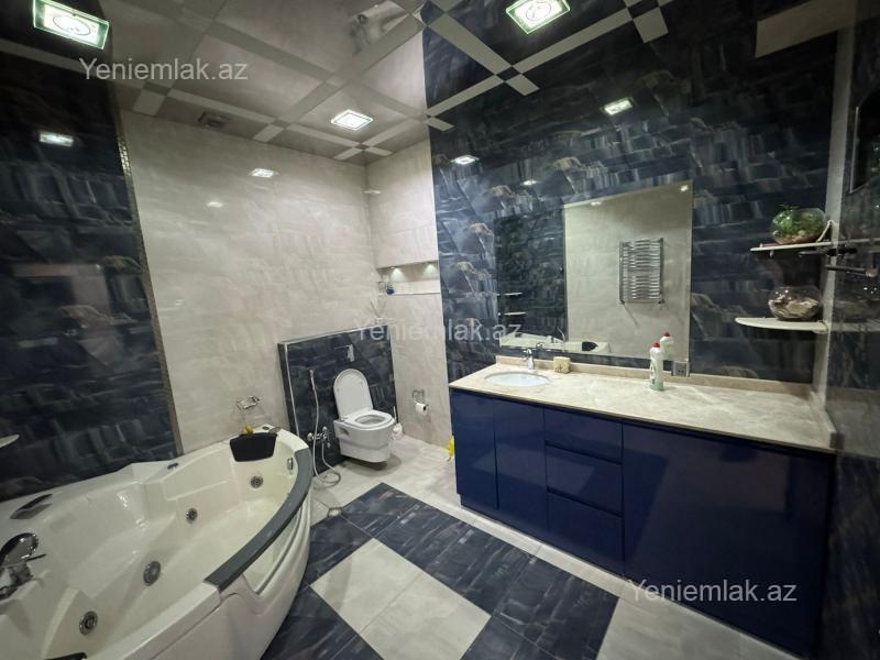 Kirayə 4 otaqlı Bina evi menzil (Yeni tikili), 185 m², Nəsimi rayonu — Mənzil, Bakı (11)
