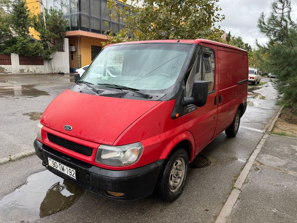 Ford Transit yük mikroavtobusu - Korpus: qapalı furqon, qırmızı rəng 90-TN-192 — Avtomobillər, Masazır (2)