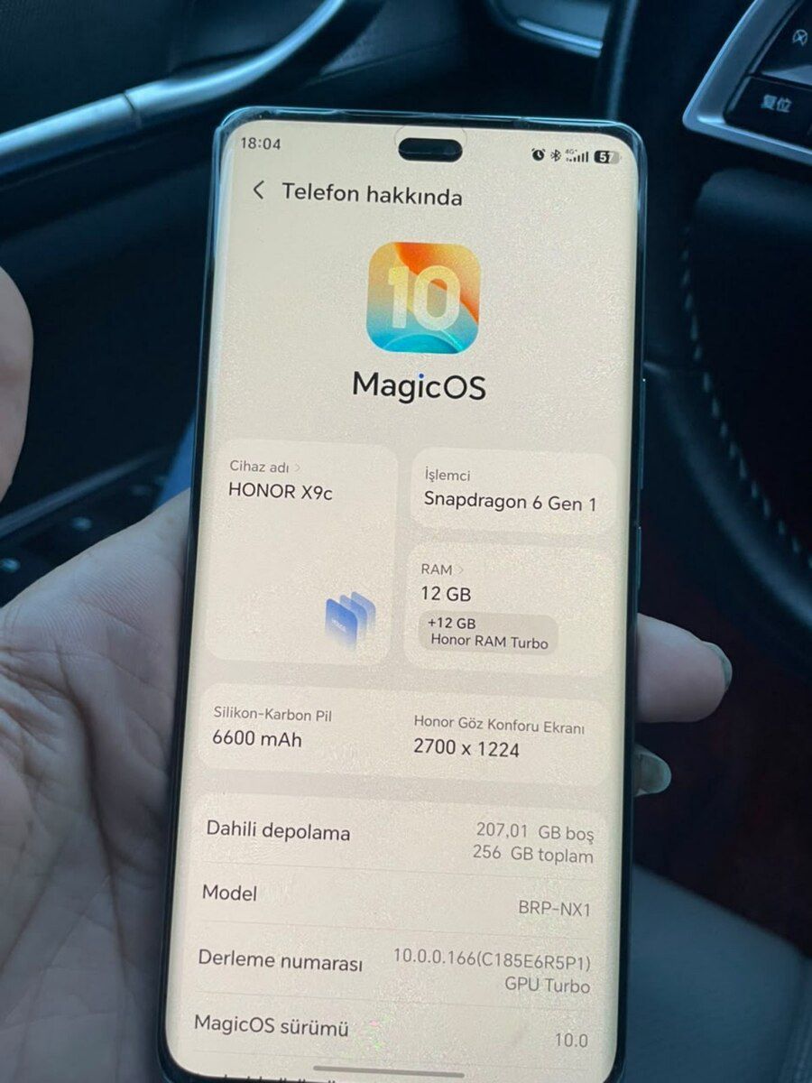 Honor X9c 5G Jade Cyan 256GB/12GB — Smartfonlar, Bakı (2)