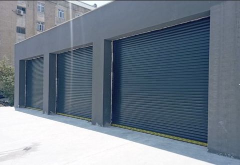 Sənaye tipli jalüz qapılar - Material: gücləndirilmiş — Bakı