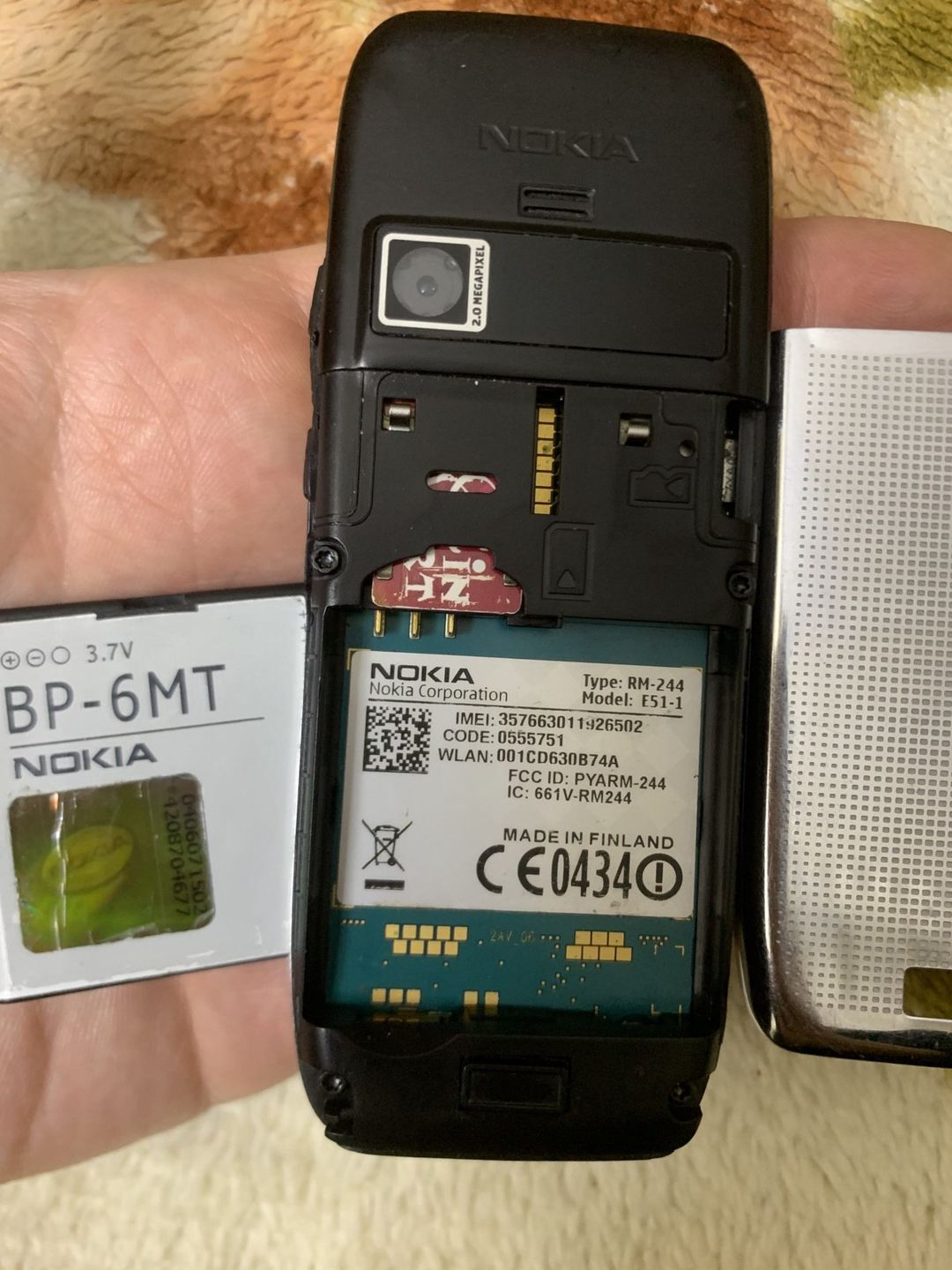 Nokia E51 Silver — Smartfonlar, Bakı (4)