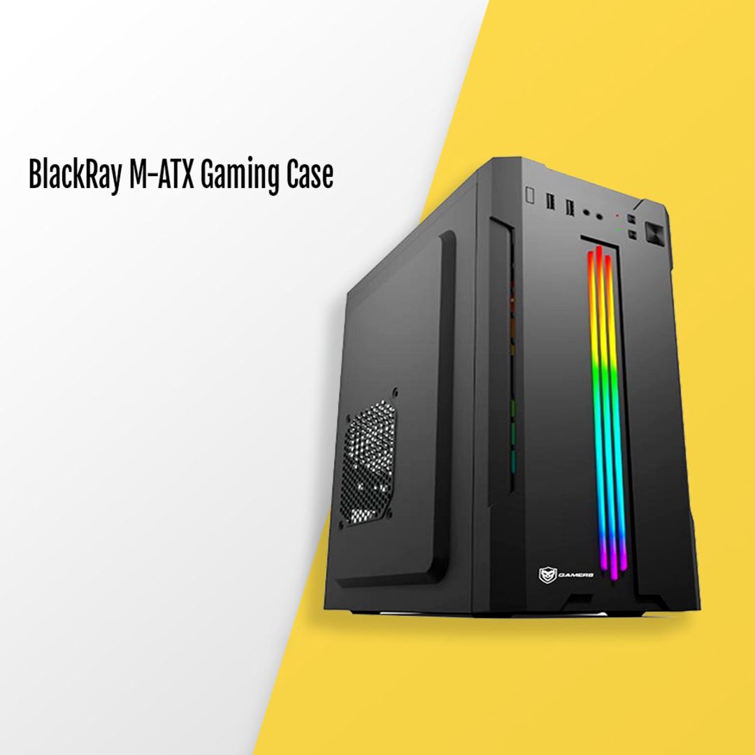 Gamers BlackRay M-atx Gaming Case — Kompüterlər və noutbuklar, Bakı