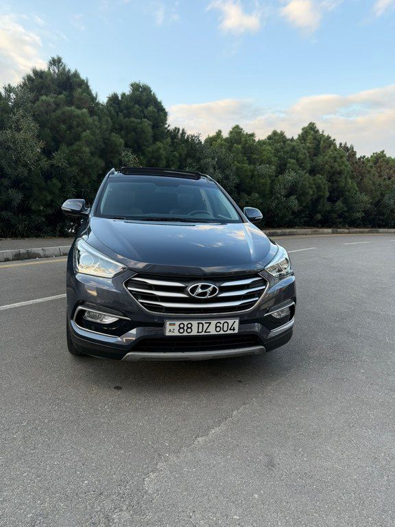 Hyundai Santa Fe, 2.0 L, 2017 il, 175 000 km 88-DZ-604 — Avtomobillər, Bakı (2)