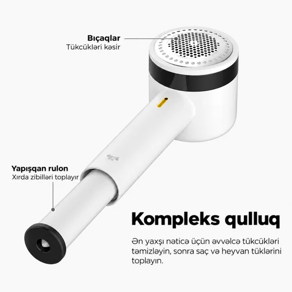 Deerma DEM-MQ813W Lint Remover — Qayğı texnikası və aksesuarları, Bakı (6)