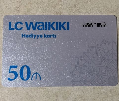 Hədiyyə kartı LC Waikiki — Bakı