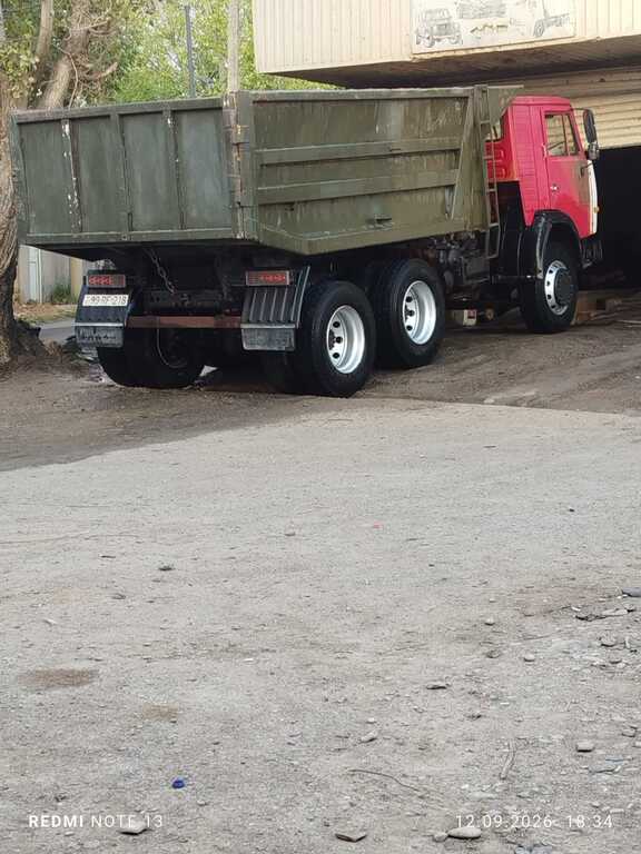 KamAz 6520, 11 L, 1992 il, 88 293 km 99-RF-218 — Yük maşınları, Şamaxı (9)