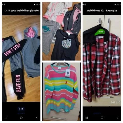 13–15 yaş üçün qız/gecim kolleksiyası – Waikiki, Benetton, OVS — MALLAR ELDEDIR