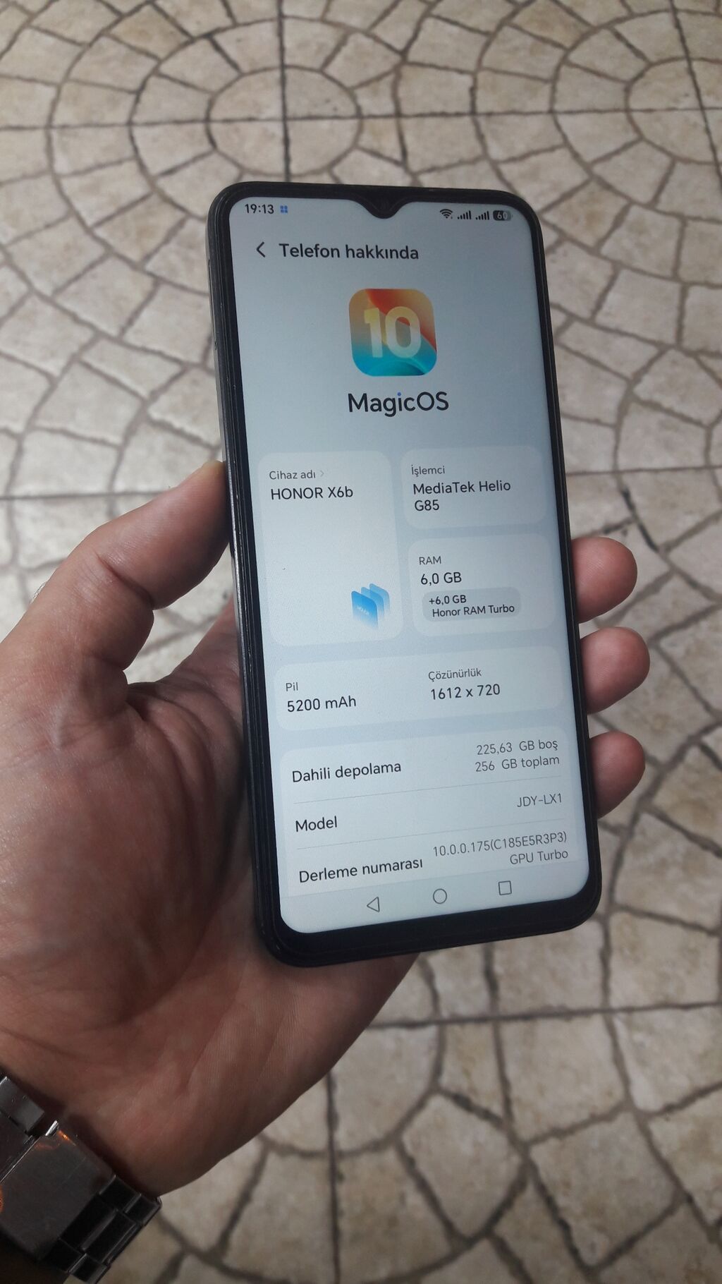 Honor X6b, 256 GB, rəng - Qara, Barmaq izi — Honor, Bakı (2)