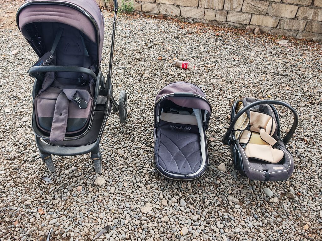 Uşaq arabası seti – 3‑ü 1‑də Brend/model etiketləri:motus “amarobaby” — Arabalalar, Biləsuvar (3)