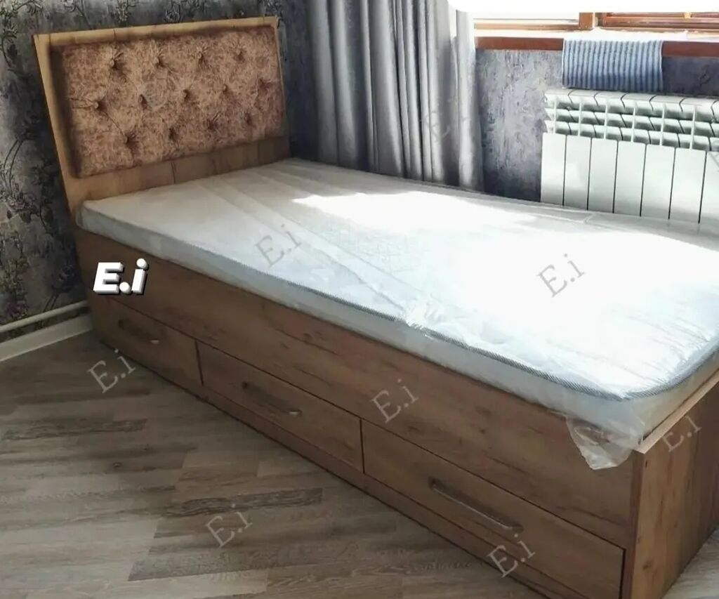 Yeni, Təknəfərlik çarpayı, Bazasız, Matras ilə, Siyirməsiz — Yataqlar, Bakı (5)