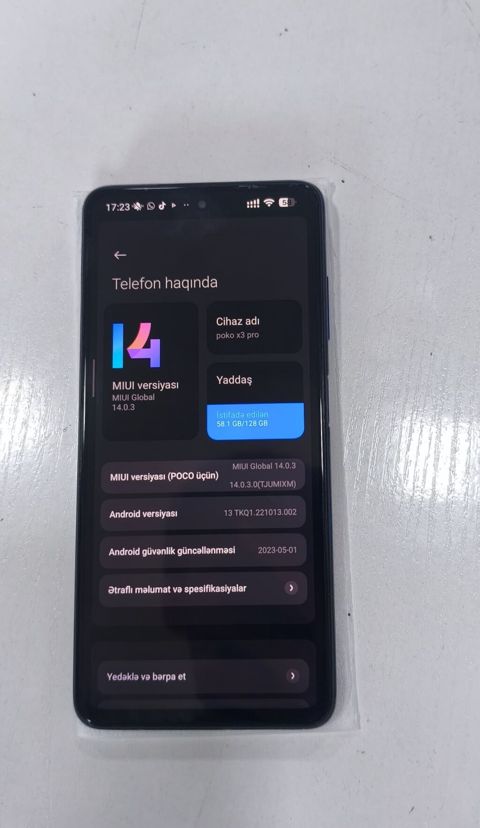 Poco X3 Pro, 128 GB, rəng - Göy — Tərtər