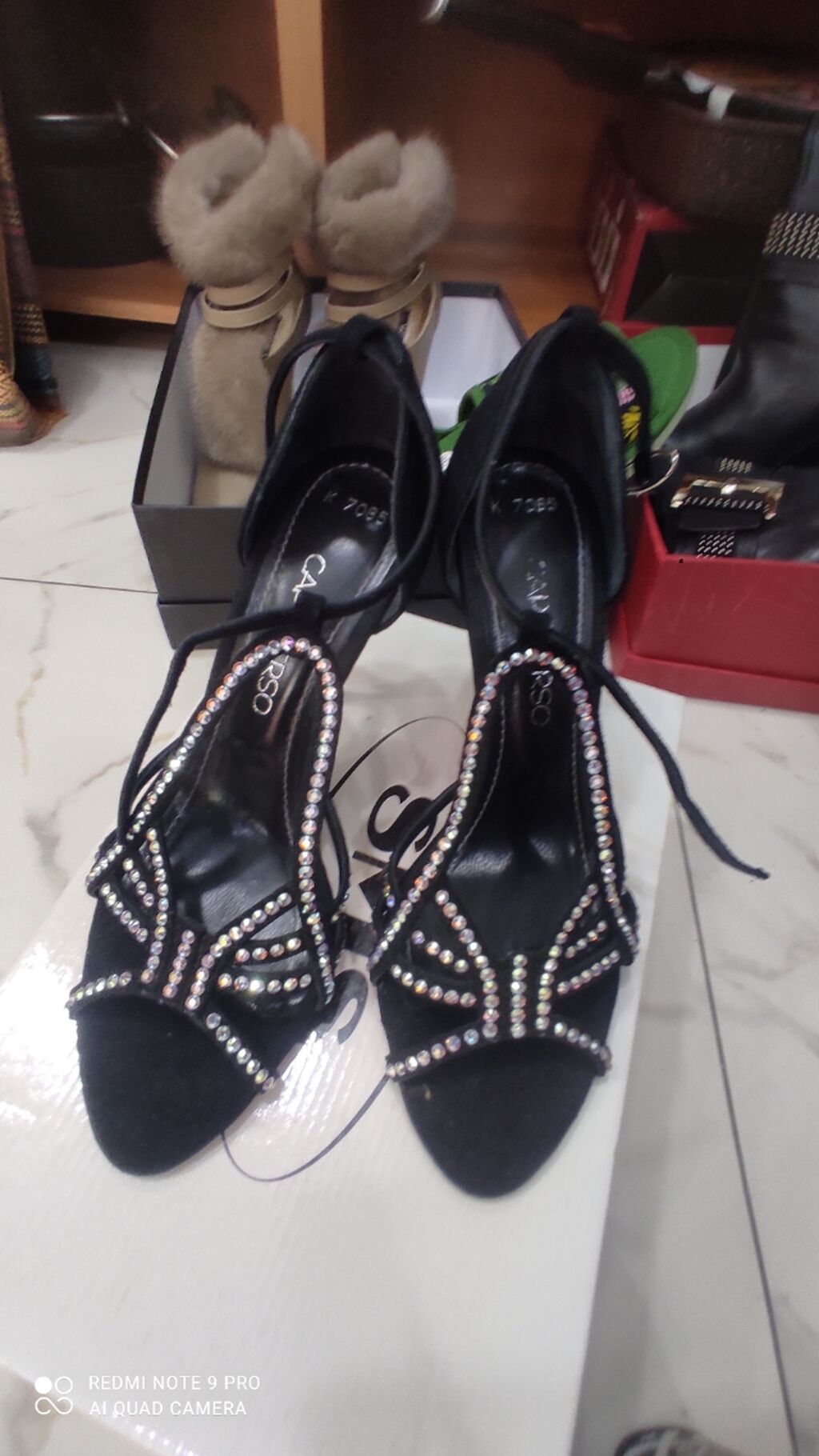 Qadın yüksək dabanlı sandal 120 alinib taxadir 38 razmer endrimdadi — Sandal, Bakı (3)