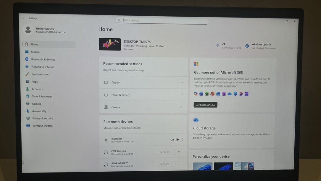 İşlənmiş HP Victus, 15.6 Intel Core i5, 512 GB, Ünvandan götürmə — HP, Bakı (7)