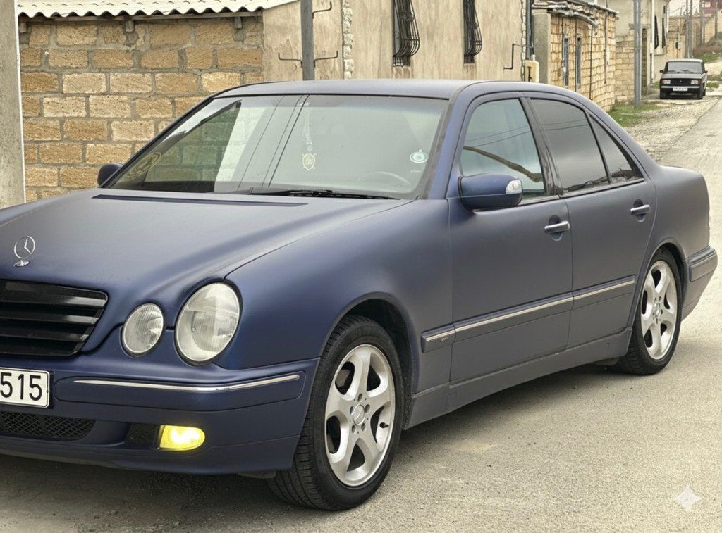 Mercedes E 270, 2.7 L, 2000 il, 505 000 km 90-VH-515 — Avtomobillər, Bakı (2)