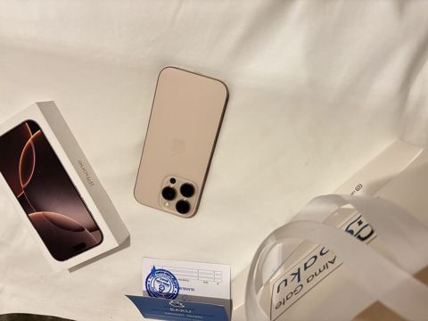 IPhone 16 Pro, 128 GB, Desert Titanium, Face ID — Bakı