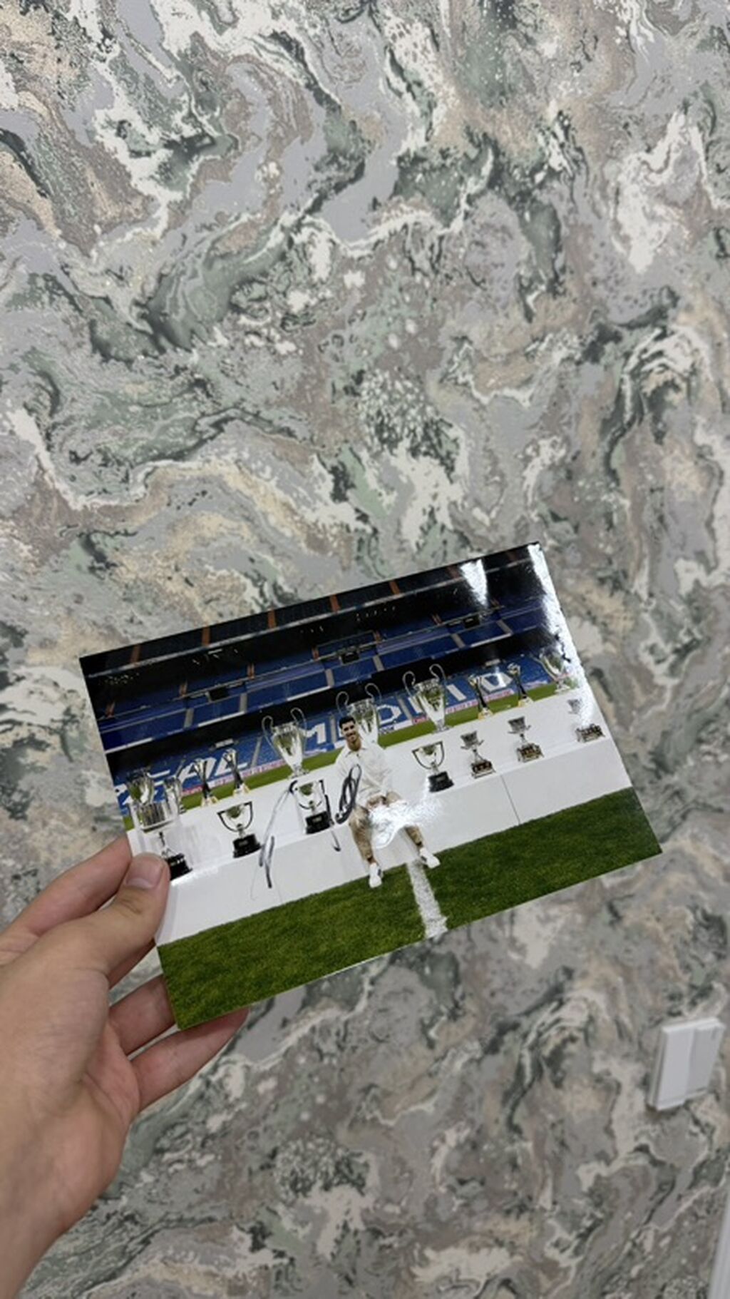 Kolleksiyaçılar üçün foto çap - Mövzu: Futbol stadionunda kubokların — Digər, Bakı (2)