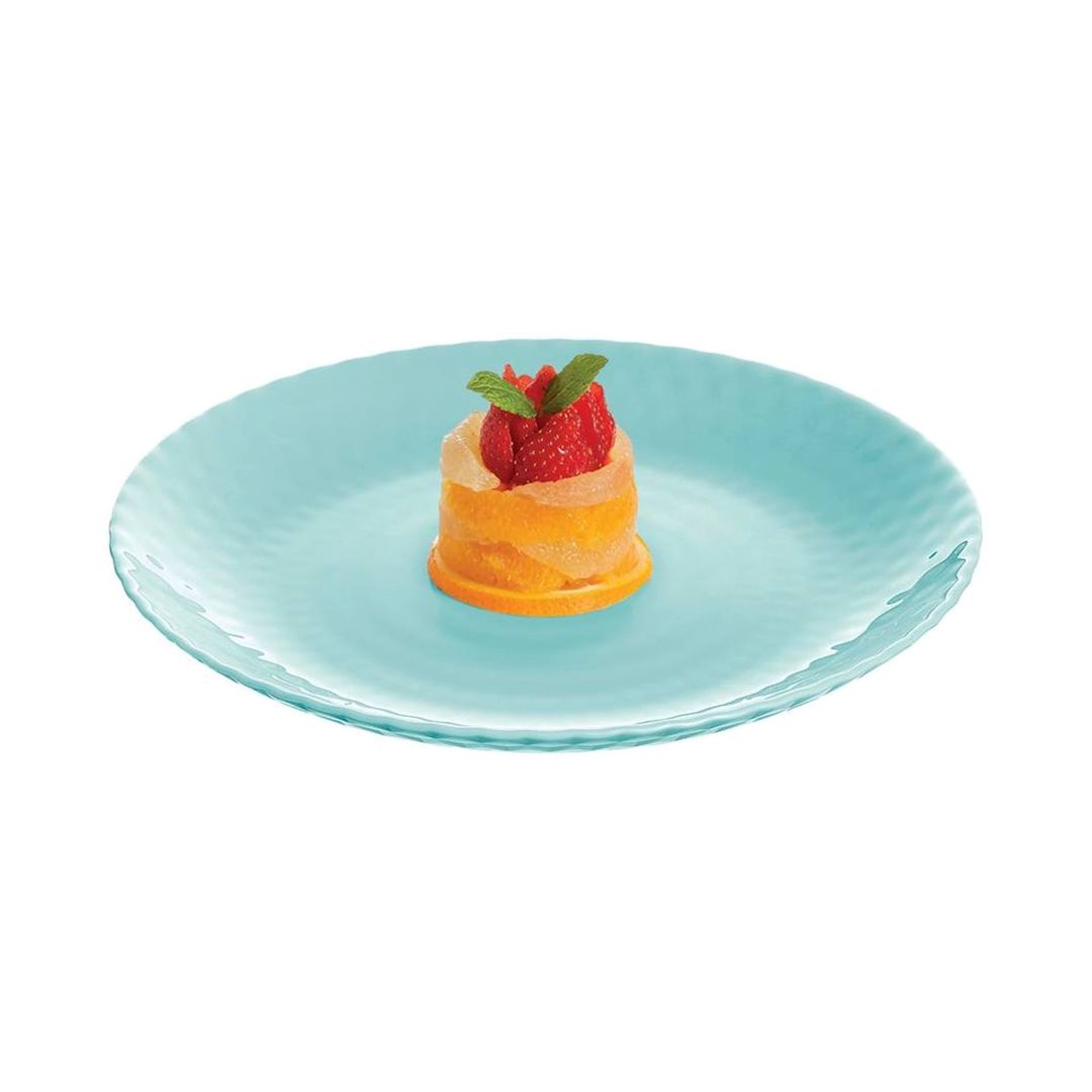 Desert üçün boşqab Luminarc Pampille Q4651, 19 sm, şüşə, mavi — Mallar, Bakı (2)