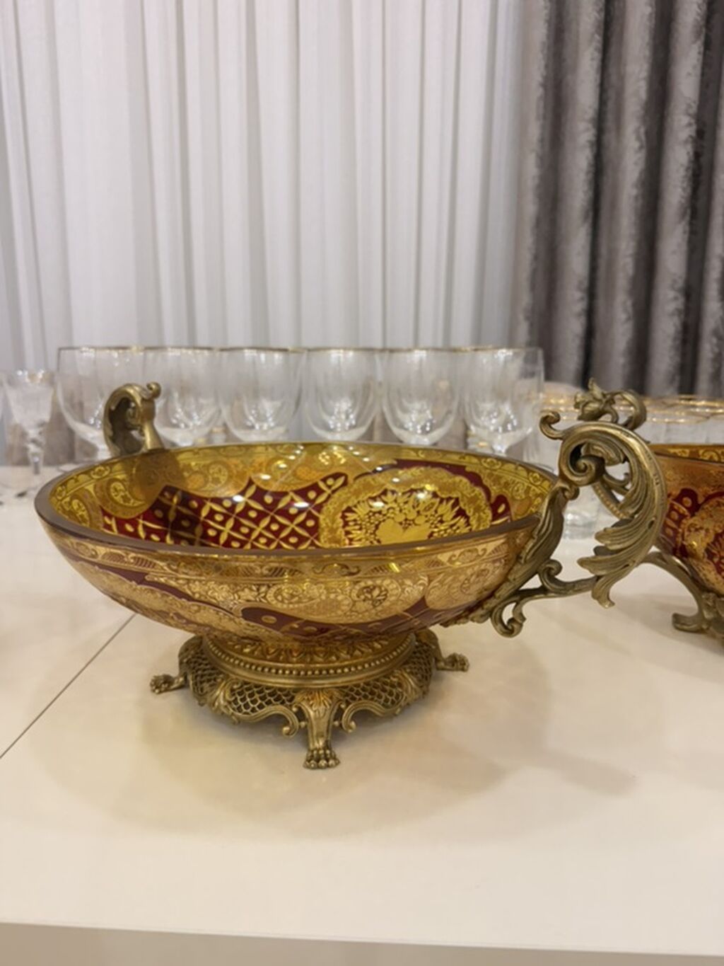 Hər biri 150 Azn. 8 parça cehizlik və servantlıq bronz qablar — Süfrə qabı, Bakı (6)