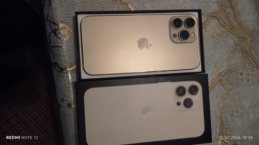 IPhone 13 Pro Max, Qızılı, Face ID — Apple iPhone, Gəncə (2)