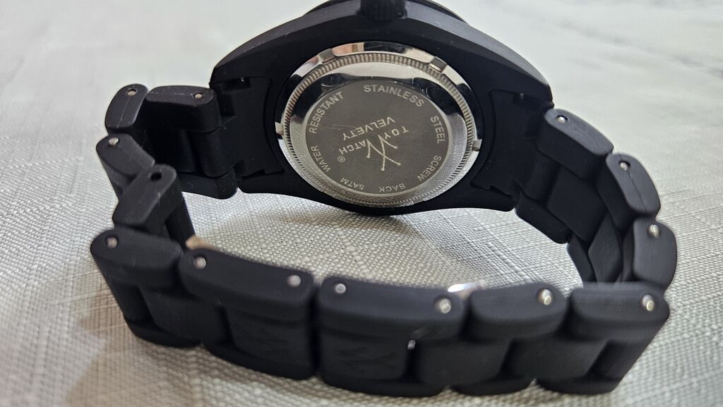 Velvety TOY Watch – kişi qol saatı - Rəng: mat qara - Korpus: massiv — Qol saatları, Digah (3)