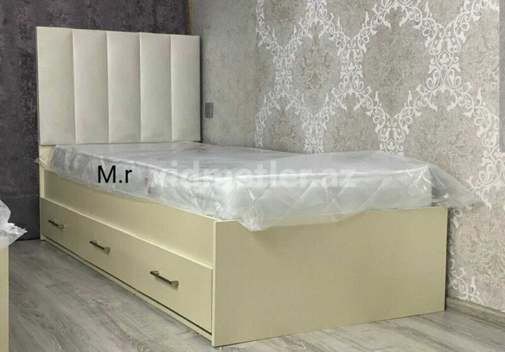 Yeni, Təknəfərlik çarpayı, Bazasız, Matras ilə, Siyirməsiz — Yataqlar, Bakı (7)