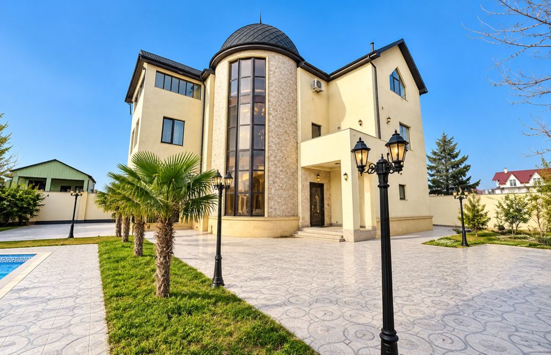 Satılır 7 otaqlı həyət evi/bağ evi 600 m² — Ev, villa, Bakı (2)