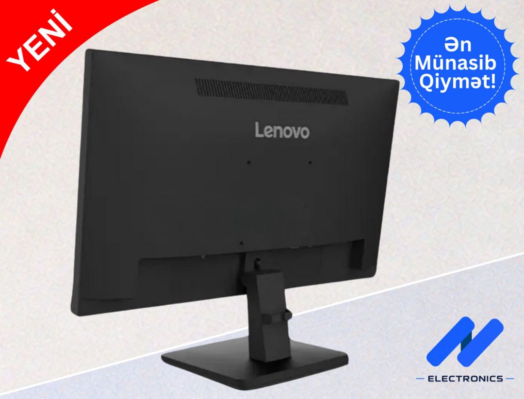 Monitor Lenovo ThinkVision S22-4E – 21.5 FHD 100Hz — Kompüterlər və noutbuklar, Bakı (3)