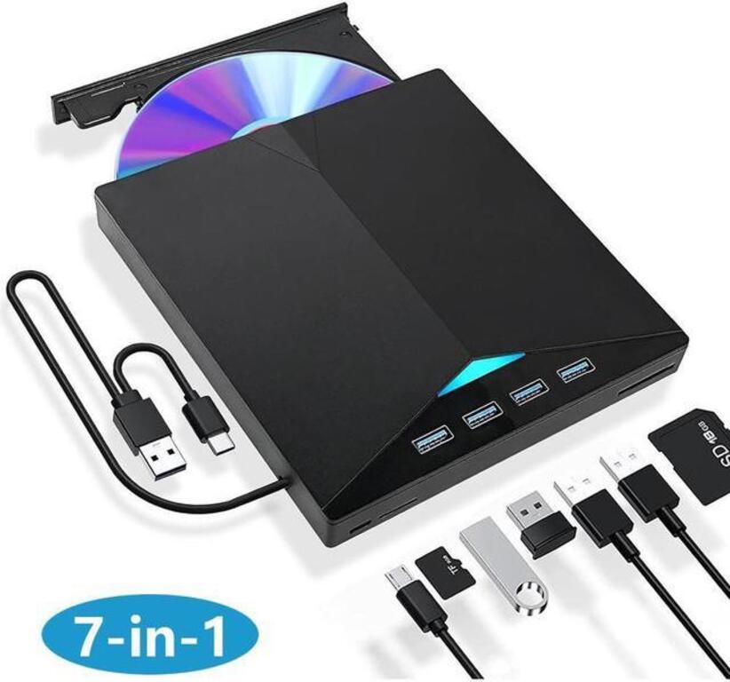 "External Cd/dvd Drive" Xarici disk oxuyucu — Kompüterlər və noutbuklar, Bakı (2)