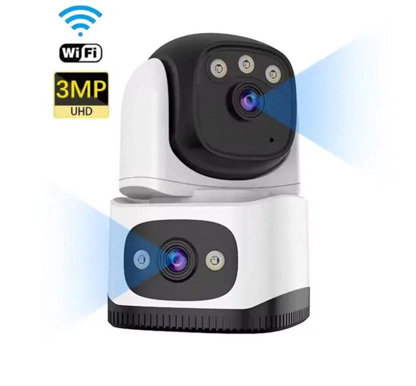 Wifi smart PTZ kamera 360°2MP/3MP — Ağıllı ev və təhlükəsizlik, Bakı (8)