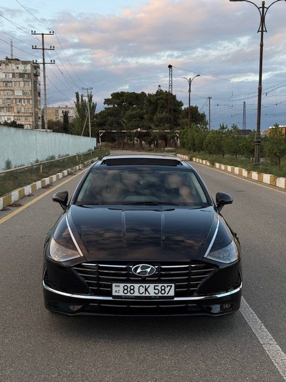 Hyundai Sonata, 2.0 L, 2022 il, 99 427 km 88-CK-587 — Avtomobillər, Bakı (2)