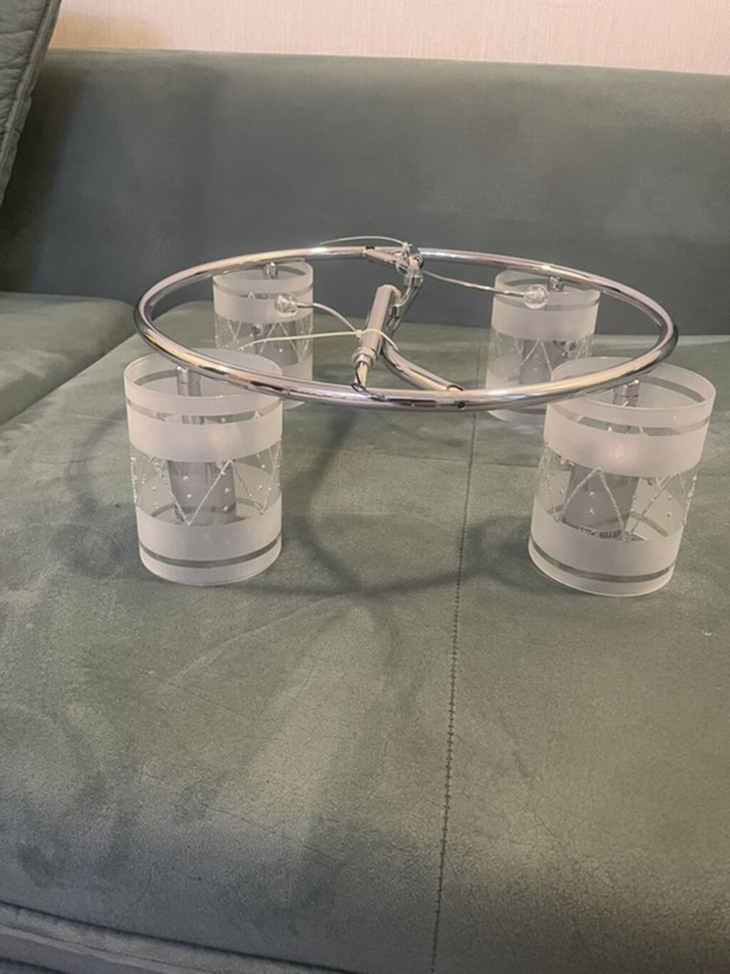 Çılçıraq, 4 lampa, Metal — Tavan is?qlar? v? cilc?raqlar, Bakı (3)
