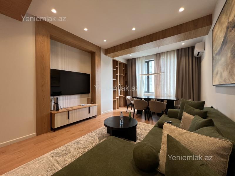 Kirayə 3 otaqlı Bina evi menzil (Yeni tikili), 117 m², Səbail rayonu — Mənzil, Bakı (4)