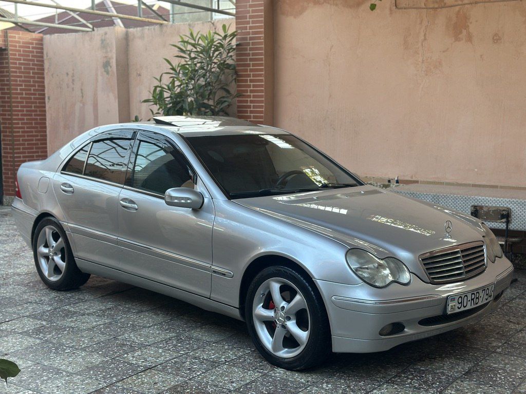 Mercedes C 240, 2.6 L, 2002 il, 200 000 km 90-RB-794 — Avtomobillər, Bakı (5)