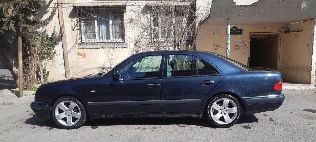 Mercedes E 200, 2.0 L, 1998 il, 420 000 km — Avtomobillər, Bakı (5)