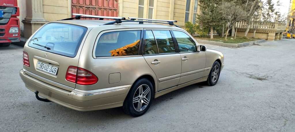 Mercedes E 240, 2.4 L, 2000 il, 383 000 km 99-YE-495 — Avtomobillər, Bakı (2)