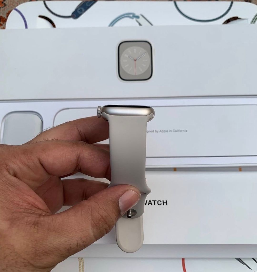Apple Watch Series 8 Aluminum Cellular Starlight 45mm — Ağıllı saatlar və biləkliklər, Bakı (7)