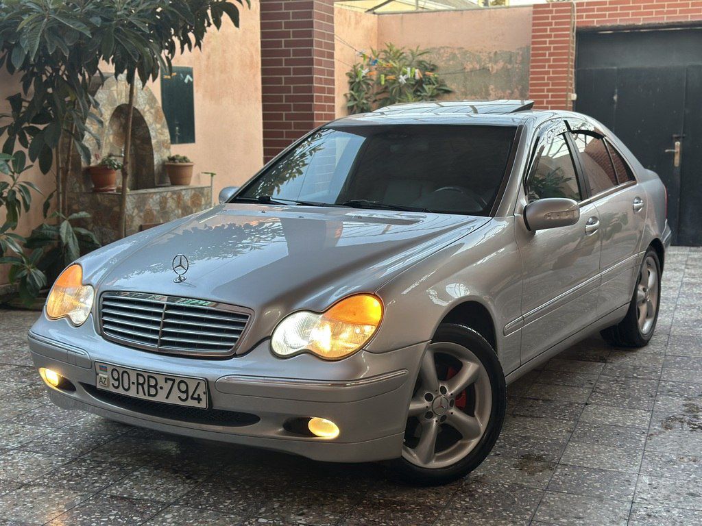 Mercedes C 240, 2.6 L, 2002 il, 200 000 km 90-RB-794 — Avtomobillər, Bakı (2)