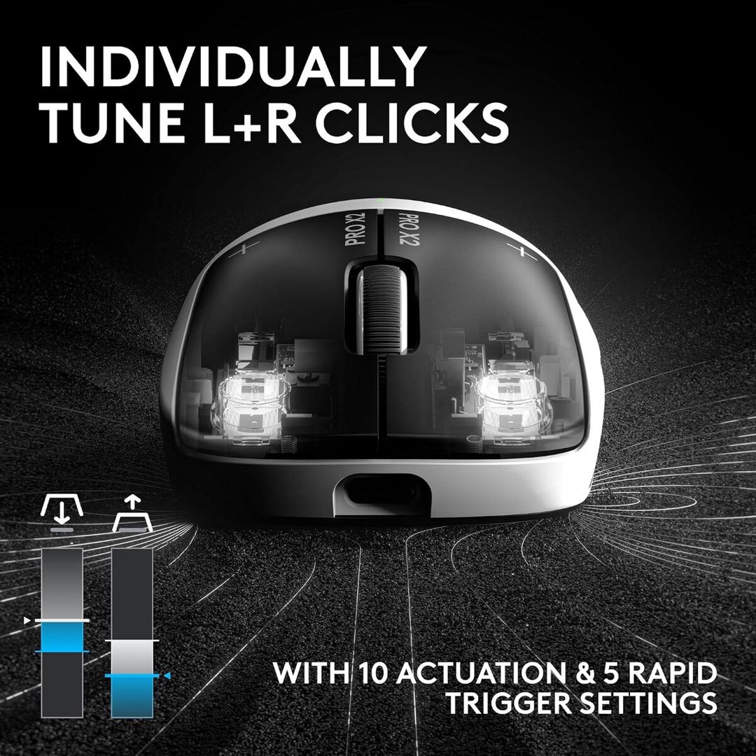 Logitech G PRO X2 Superstrıke Wireless Gaming Mouse — Periferik cihazlar, Bakı (8)