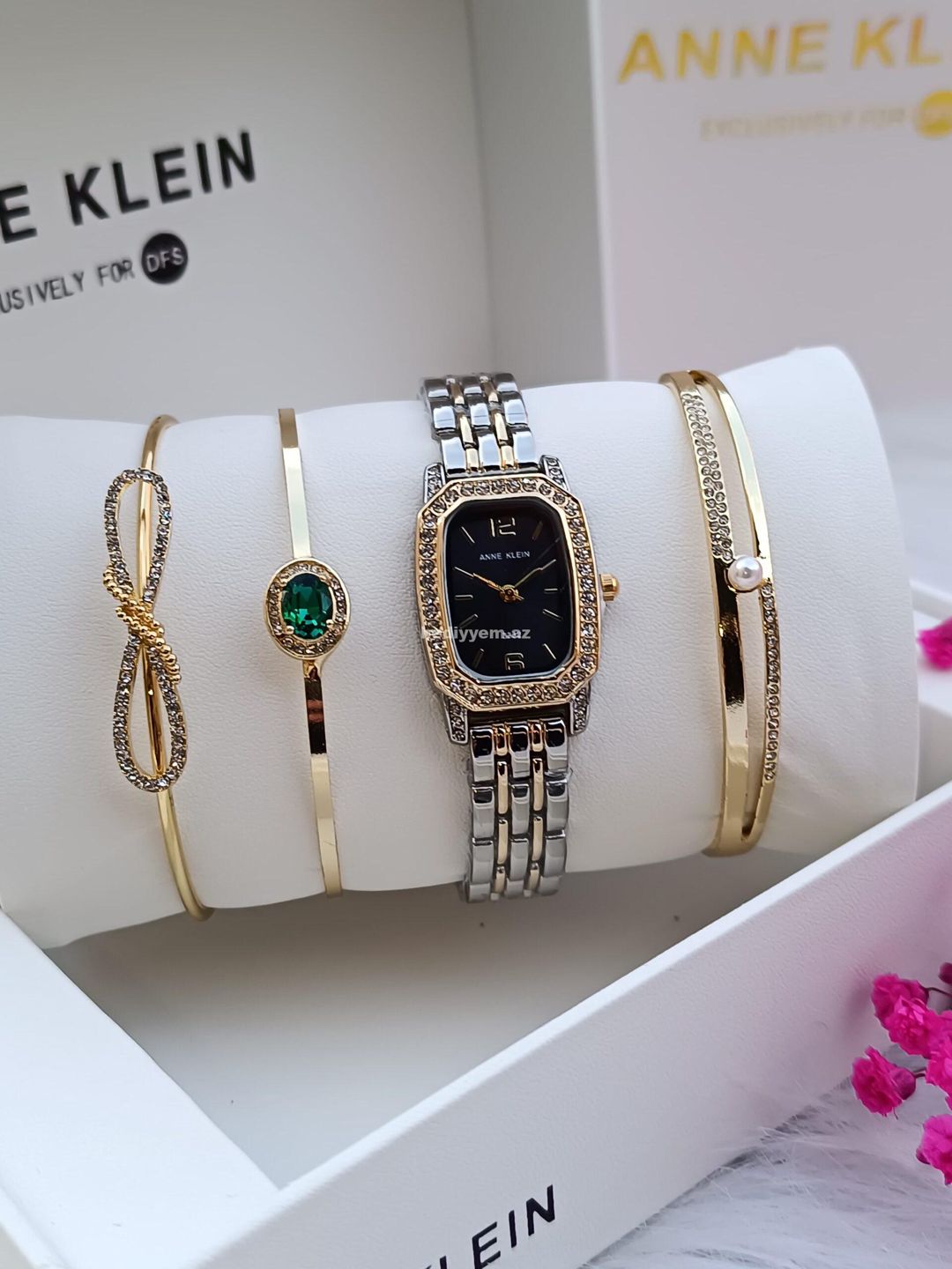 Anne Klein qol saat desti 0495 — Qol saatları, Bakı (2)