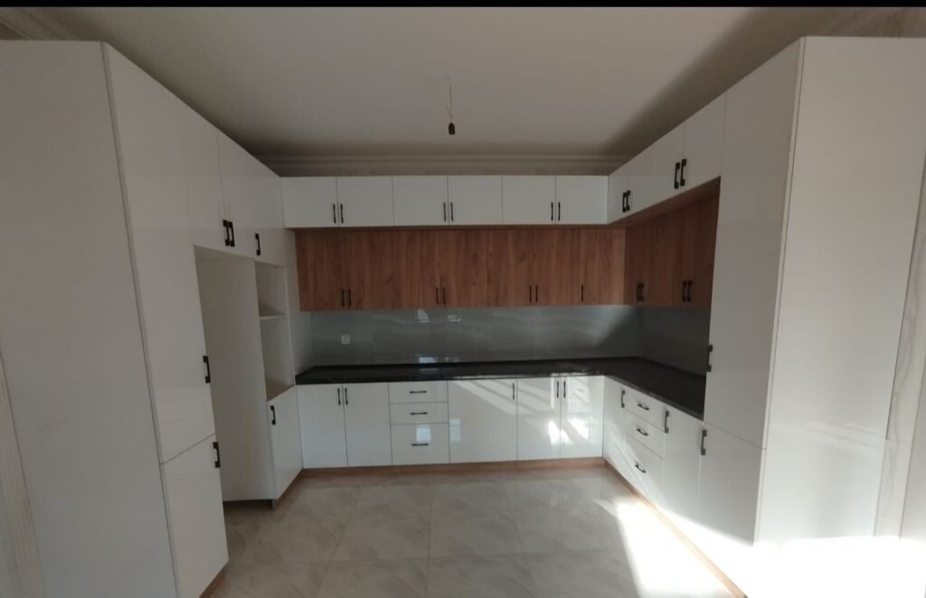 Sifarişlə mətbəx dəsti, Özü çəkən petlələr, MDF — Mətbəx mobilyası, Mehdiabad (10)