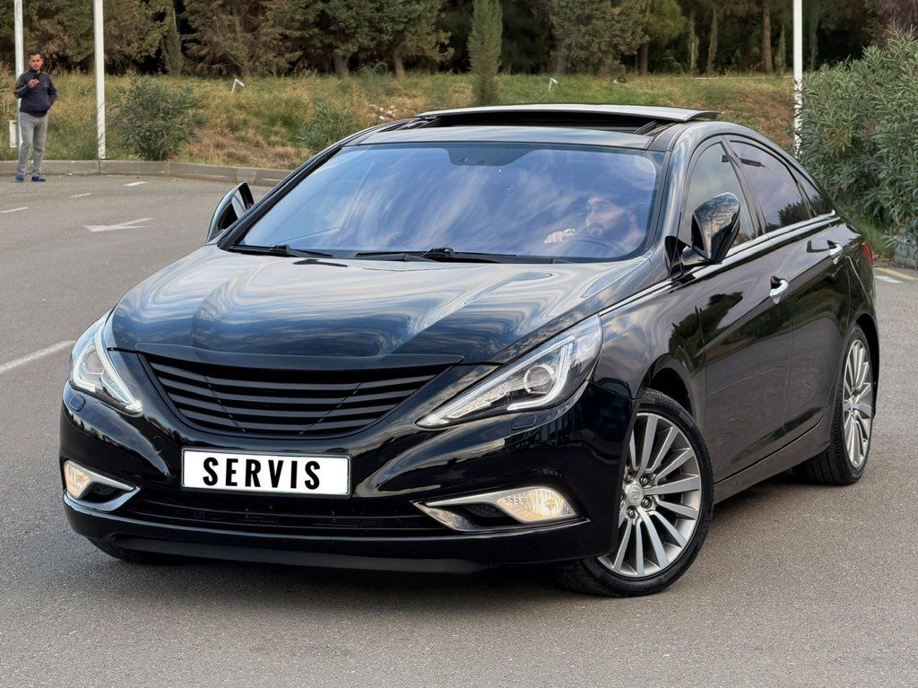 Hyundai Sonata, 2.4 L, 2014 il, 159 000 km — Avtomobillər, Gəncə (4)