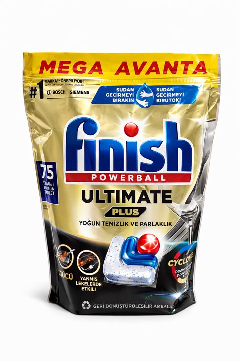 Qabyuyan maşın üçün kapsullar Finish Ultimate Plus, 75 əd — Bakı